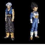 vegeta et trunks!!
